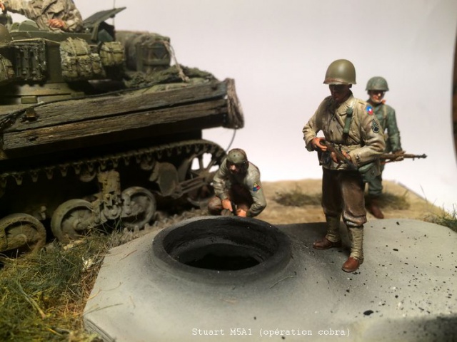 stuart M5A1 (afv au 1/35)normandie 1/35 830887termin005