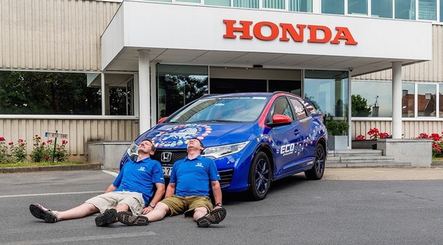 Record Du Monde De Consommation Pour La Civic Tourer 1.6 IDTEC ! 833236HondaCivicTourerfueleconomyrecord