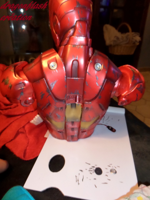 dragonflash création : buste iron man 1/2  (+-40 cm de haut) le final 8450885547