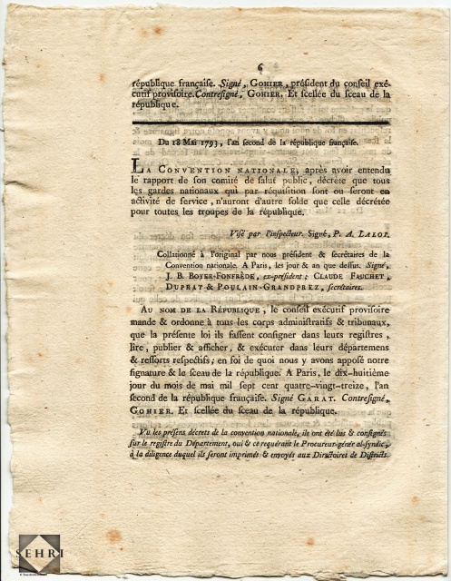 Lois, décrets et textes fondamentaux règlant la levée et le service des bataillons de volontaires 846905sehrib1806