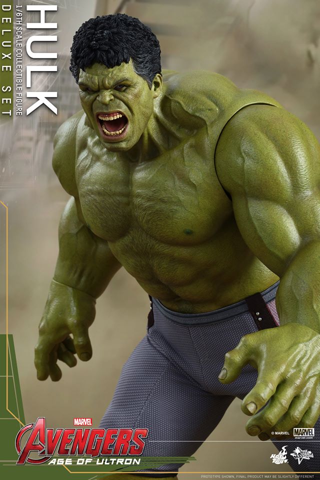 HOT TOYS - Avengers: Age of Ultron - Hulk (Deluxe Set) 851869114