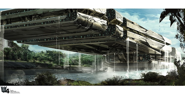 Concept Art des Transformers dans les Films Transformers - Page 3 856301LockdownShip11403881670nightship