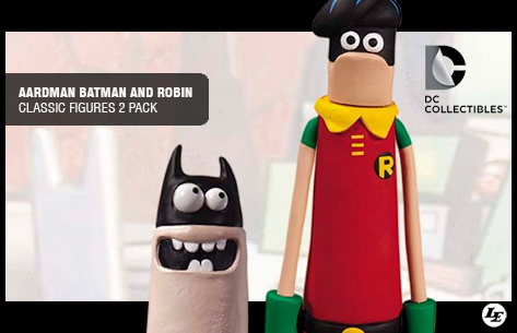 [DC Collectibles] Aardman Batman and Robin Classic Figures 2 Pack 861369robin