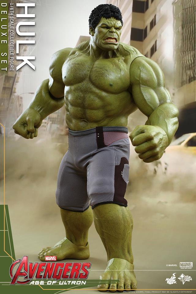 HOT TOYS - Avengers: Age of Ultron - Hulk (Deluxe Set) 877933109