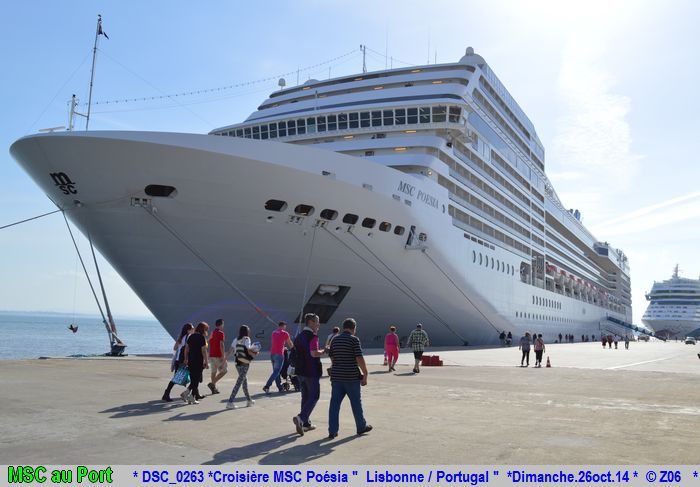 ESCALE Croisière MSC Poésia à Lisbonne/Portugal  26Oct.14  882065DSC0263