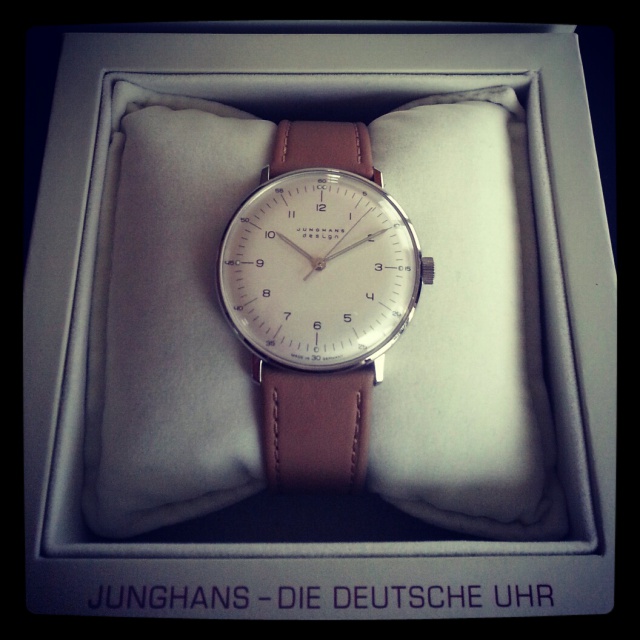 Une belle pour ma douce: Junghans Max Bill Hand-winding inside 891275231