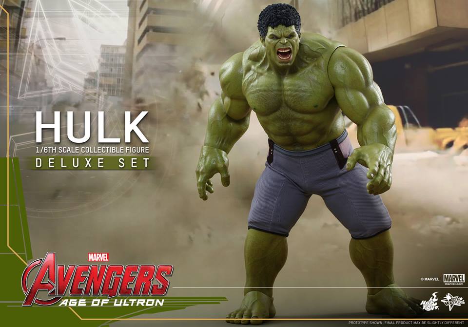 HOT TOYS - Avengers: Age of Ultron - Hulk (Deluxe Set) 891977105