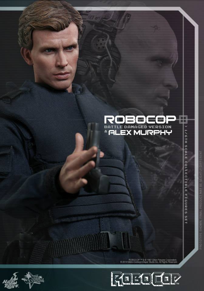 HOT TOYS - Robocop (Battle Damaged Version) & Alex Murphy 896224203