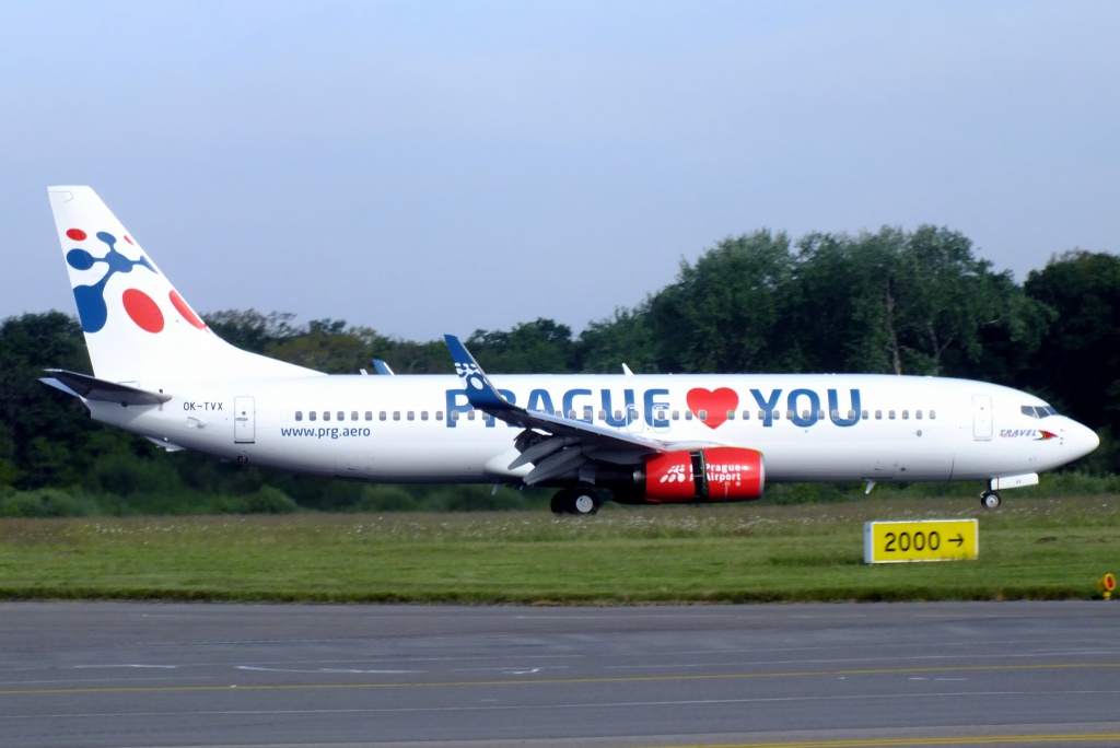 [04/05/2013] 737-8Z9 Travel Service (OK-TVX) "Prague loves you" c/s 907382Main11047