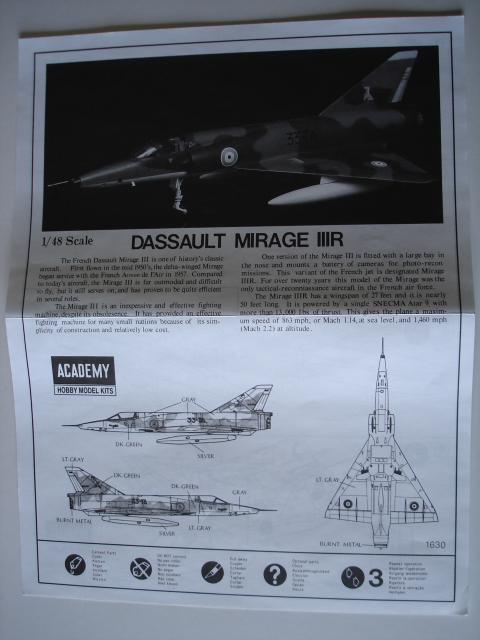[ Academy ] Mirage III R  928046Mirage_III_R_001