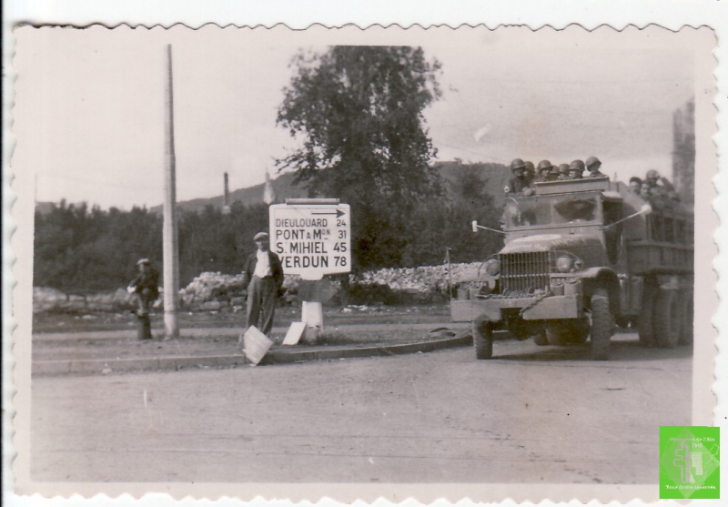 la 45th Infantry division dans l'Est et sur le Rhin 931360avancedestroupesdela45thDIversVerdun