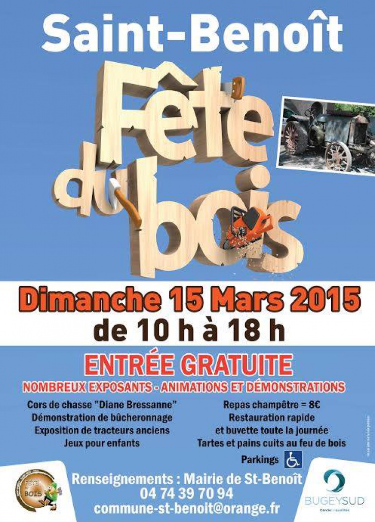 Fête du bois - 15 mars 2015 - Saint-Benoît 01300 (Ain) 932281110121525883227046384087155205028901980926n