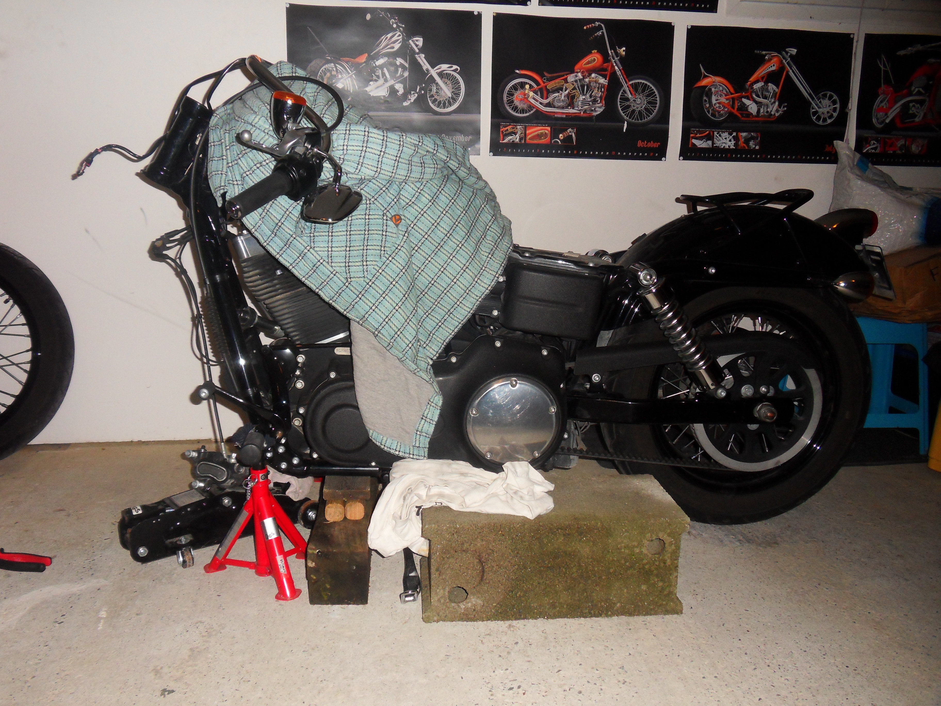 Début des modifs sur mon Street Bob 933222SDC10744