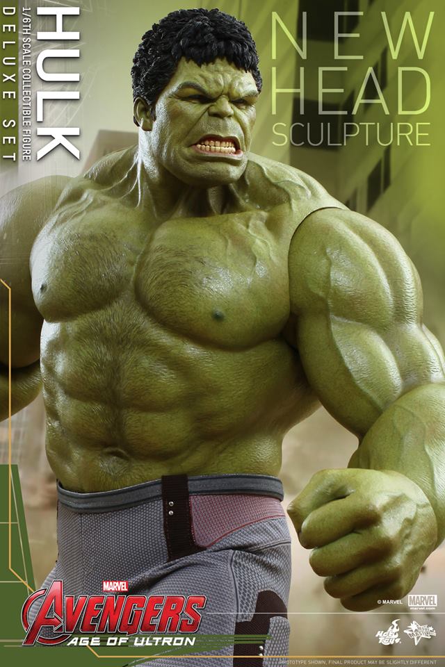 HOT TOYS - Avengers: Age of Ultron - Hulk (Deluxe Set) 934070106