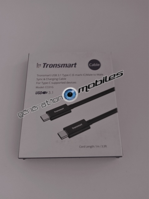 accessoires - [TEST - TronsmartDirect] Câble USB 3.1 Gen 2 (10Gbps) de type-C 944700IMAG0001