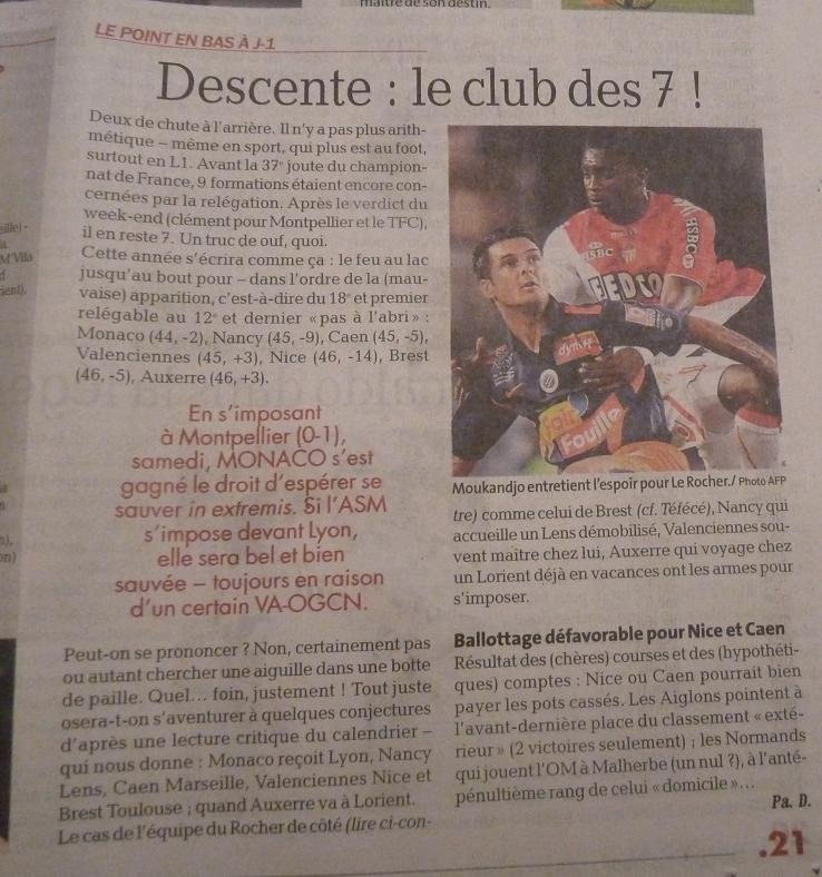 BATAILLE POUR LE MAINTIEN EN LIGUE 1 OU LA DESCENTE EN ENFER LIGUE 2 - Page 2 951763P1170163