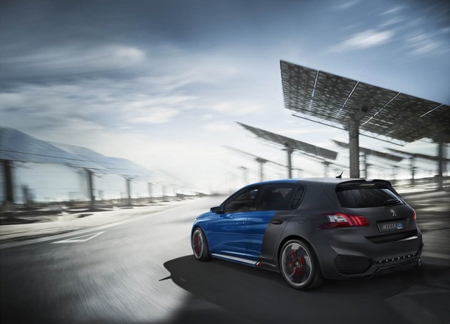 PEUGEOT 308 R HYbrid, berline compacte aux performances de supercar 959350135601