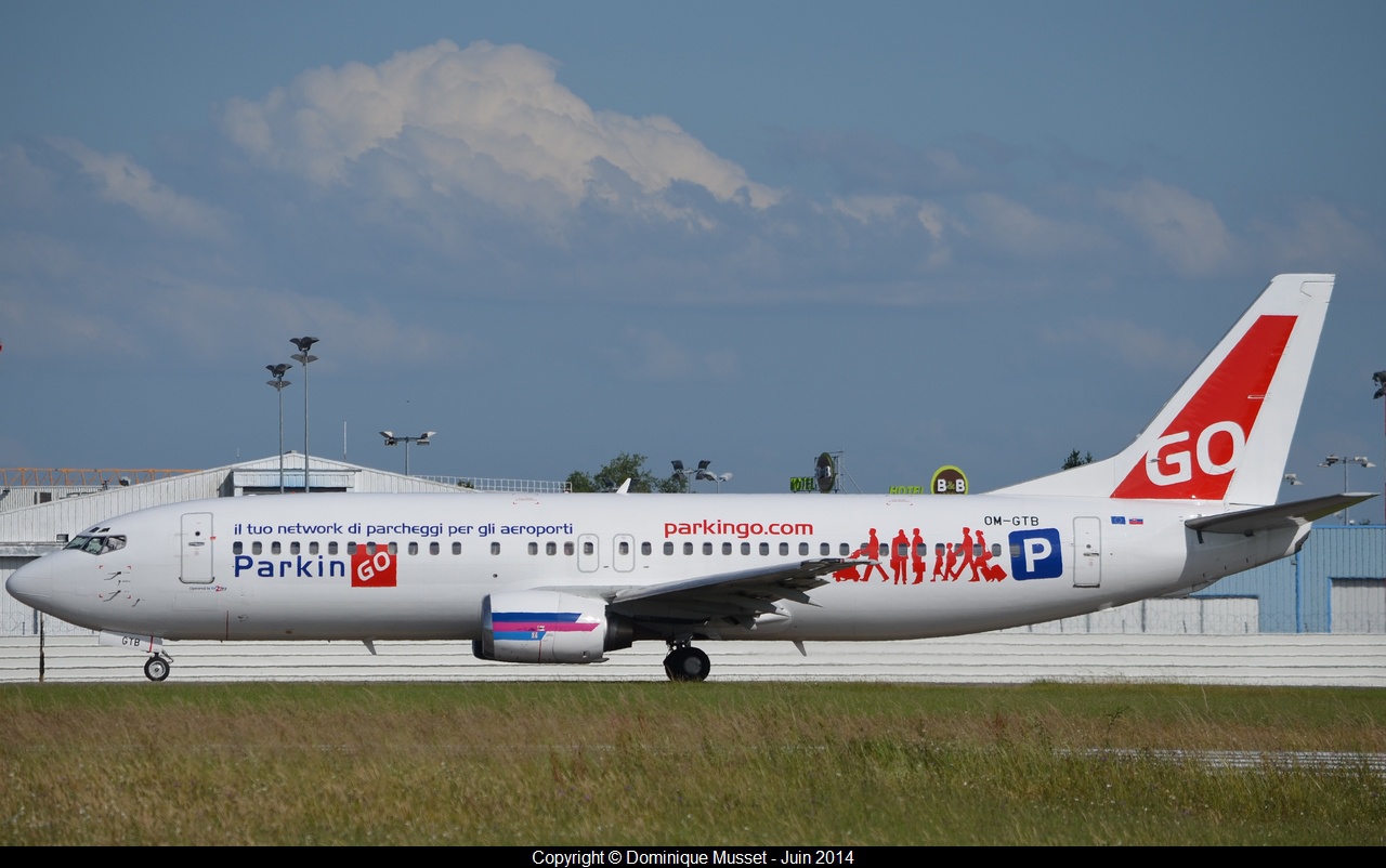 [08/06/2014] Boeing B737-400 (OM-GTB) Go2Sky "Special Parking Go c/s" 962417DSC0159