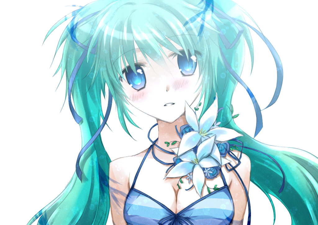 Render Vocaloid ! 964139779267mikufleurbleu