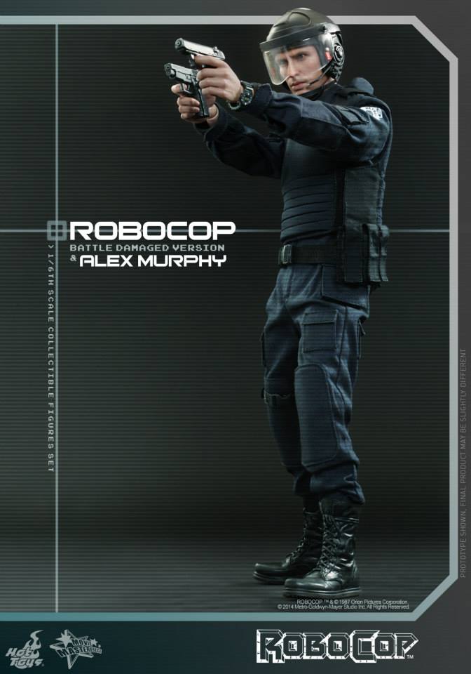 HOT TOYS - Robocop (Battle Damaged Version) & Alex Murphy 964979206