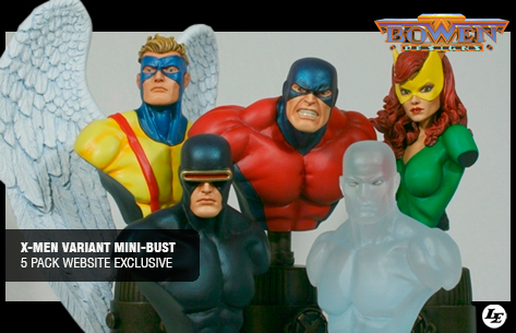 [Bowen] X-Men Variant mini-bust 5 pack WEBSITE EXCLUSIVE 966508bust