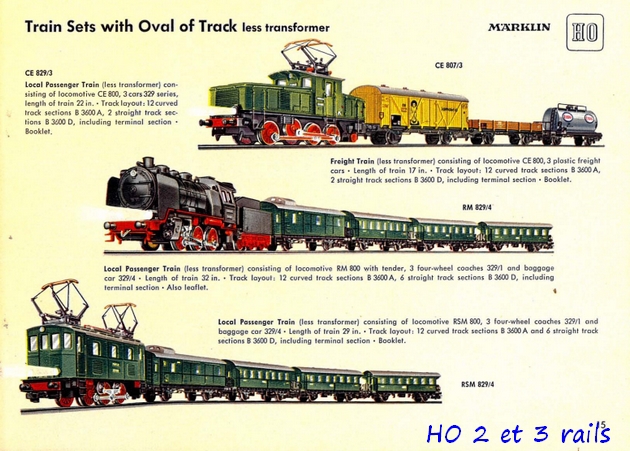 Coffrets Märklin 1936 - 1968 (rouges, noirs, verts ou bleus) 974333Marklincatalogue19532R