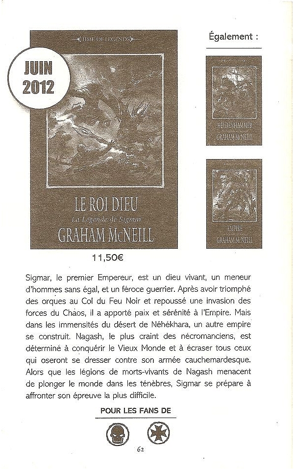 Le Roi Dieu (La Légende de Sigmar T3) de Graham McNeill 983965roidieu1