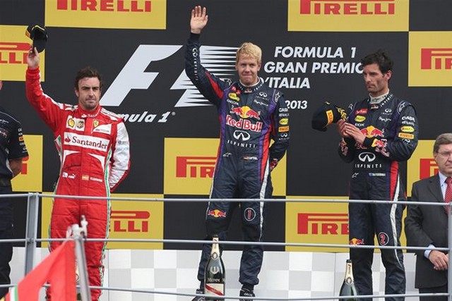 F1 GP d'Italie 2013 : Victoire Sebastian Vettel 9851652013VettelAlonsoWebber