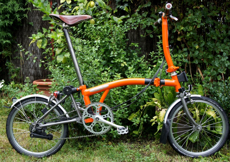 VENDS Brompton S6LX titane orange plus options 1280 EUROS [vendu] 990047brompton014