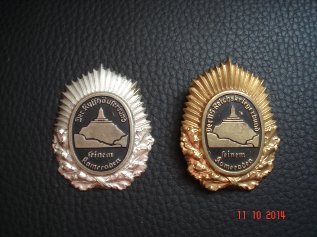 Kyffhäuserbund ,ancien combattant,epinglette et badge. 994267DSC09570