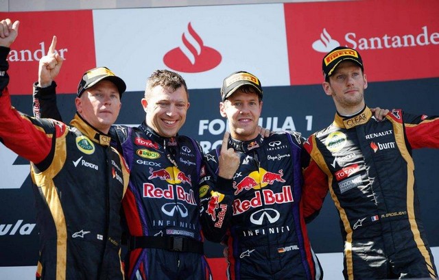 F1 GP d'Allemagne 2013 : Victoire Sebastian Vettel 9950982013GPallemagneRikknenVettelGrosjean