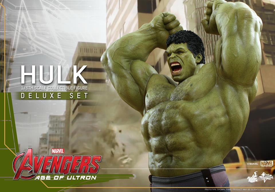 HOT TOYS - Avengers: Age of Ultron - Hulk (Deluxe Set) 996816111