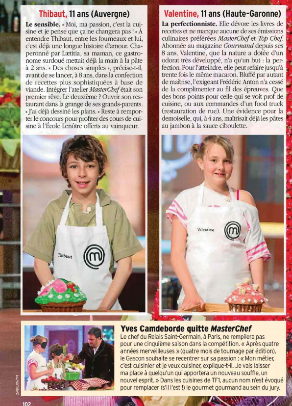 MasterChef Junior revient : vendredi 27 décembre 2013  - Page 5 998262823