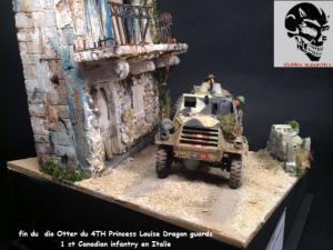 Otter  Canadien du 4TH Princess Louise Dragon en Italie 1943 Mini_283469finduotter013