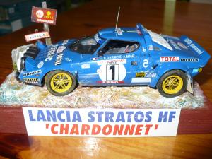 Lancia Stratos de Bernard Darniche - Tour de Corse - Kit Hasegawa 1/24 Mini_538085P1040192