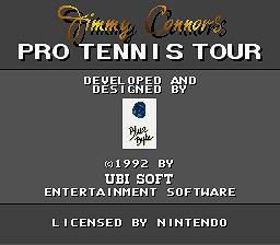 Jimmy Connors : Pro Tennis Tour - Fiche de jeu Mini_678463311