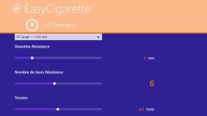 EasyVape Application pour Windows / Android Mini_759174screenshot02022015183955