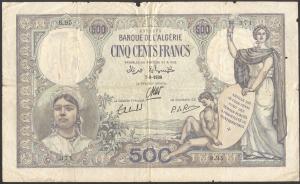 500 Francs 1939 Algérie  Mini_821999P82500F07091939RR