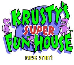 Krusty's Super Fun House - Fiche de jeu Mini_879781901