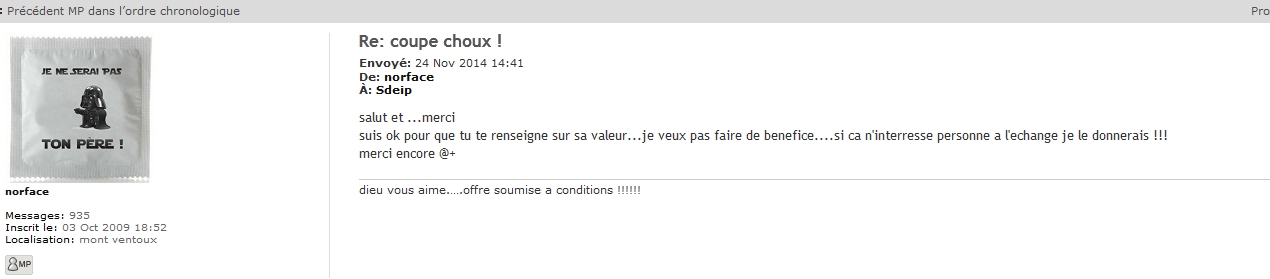 Demande d'estimation 115484forum