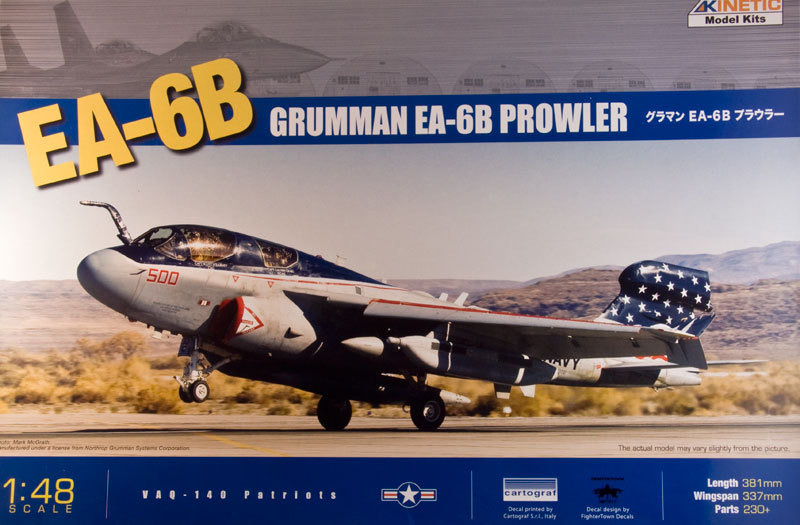 Grumman EA-6 B Prowler 1/48 kinetic 115649boxtop