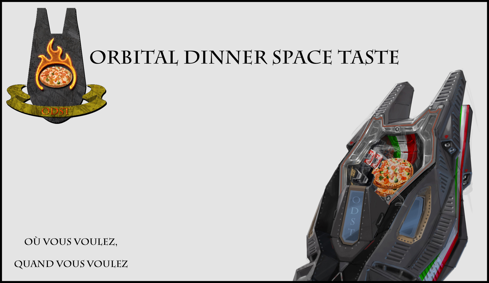 Concours #36 : ODST 118070ODSTOrbitalDinerSpaceTaste