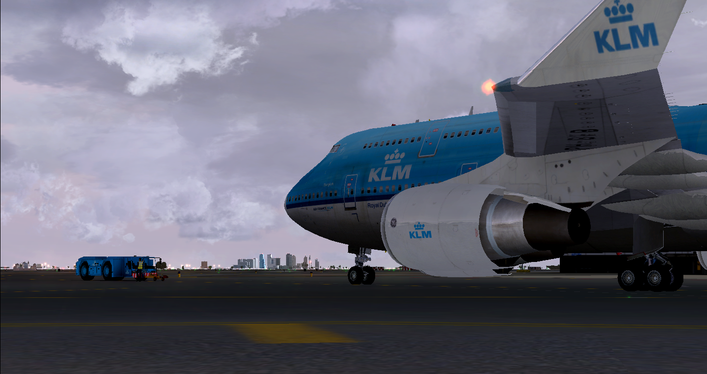 Amsterdam new york en 747. 12759915