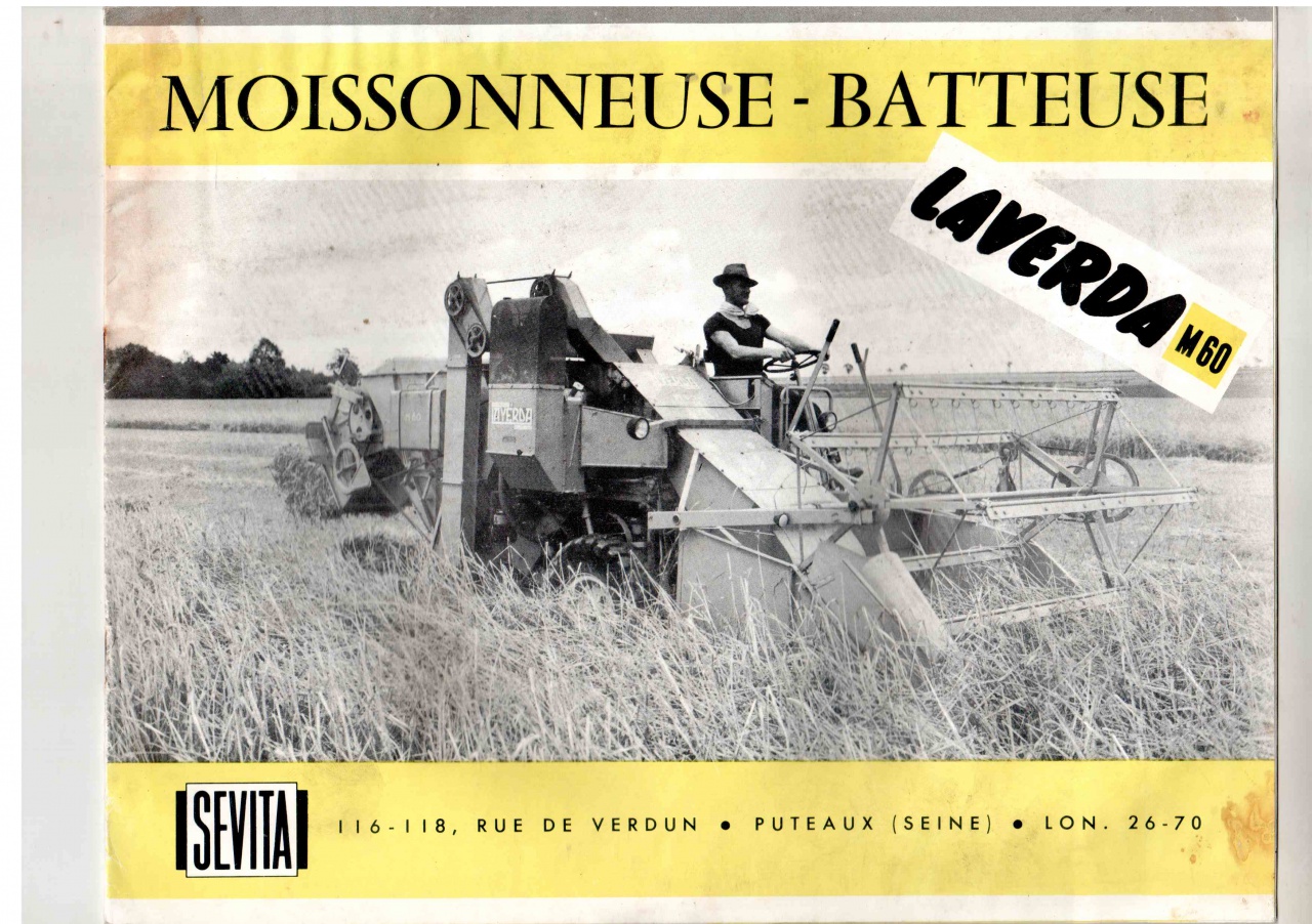 LAVERDA Moissonneuse Batteuse  1277640000