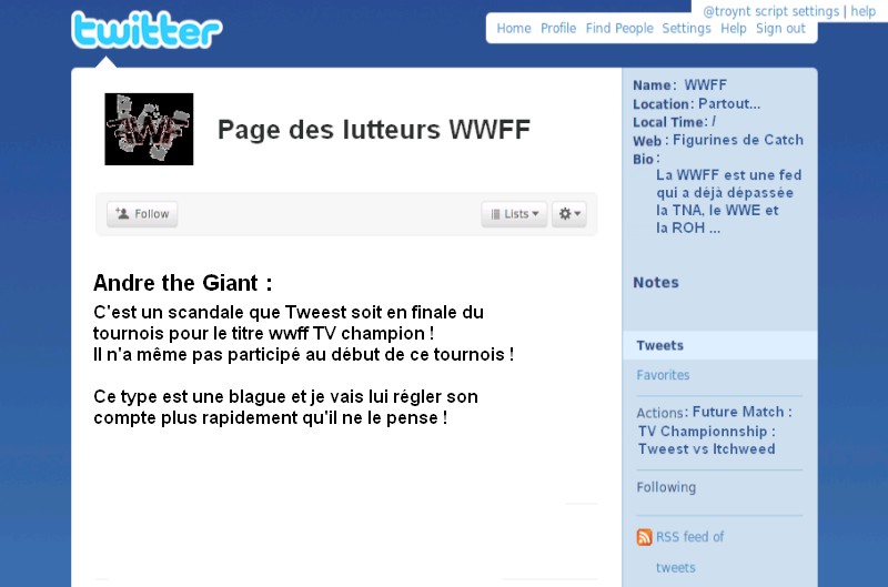 LeChangementCestMaintenant - Le Twitter de la WWFF (rumeurs et autres discussions) 131694104