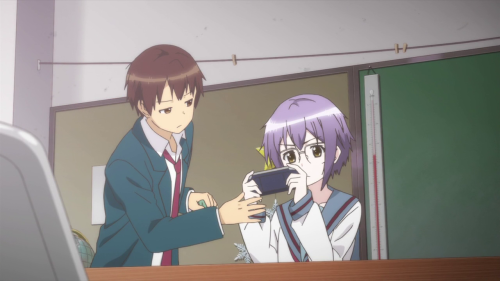 [MANGA/ANIME] Nagato Yuki-chan no Shoushitsu (The Disappearance of Nagato Yuki-chan) ~ 133717vlcsnap2015100517h02m53s103