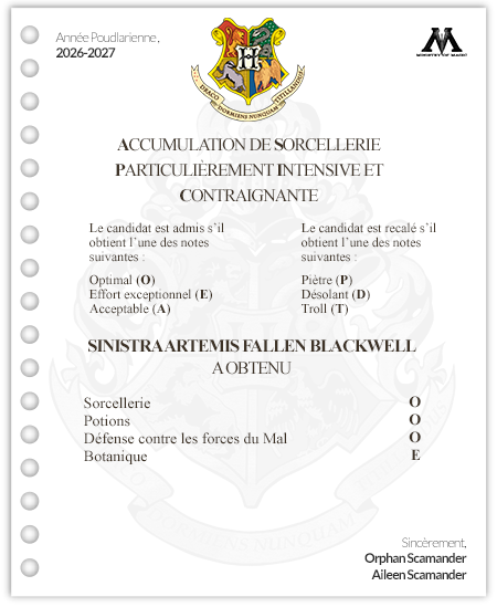 [EXAMENS #1] Résultats des examens de l'année 2026/2027 138659ExamFallenBlackwell