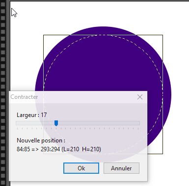 Apprendre à utiliser les fonctions contracter et dilater dans le menu sélection. 139640cap4