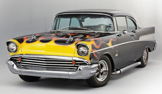 chevrolet bel air hardtop 1957 de chez amt au 1/16  142706Custom1957ChevroletBelA