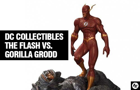 [DC Collectibles] The Flash Vs. Gorilla Grodd Patina Mini Statue 143235flash